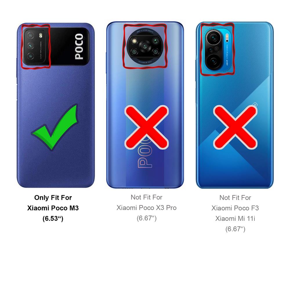 Glas 2in1 für Xiaomi Poco M3