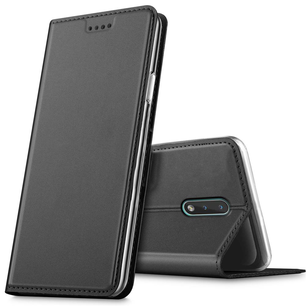 Electroplated Flip für Nokia 2.3 in Schwarz
