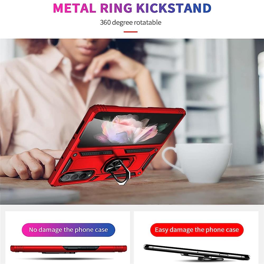 Army Case für Samsung Galaxy Z Fold 4 in Rot