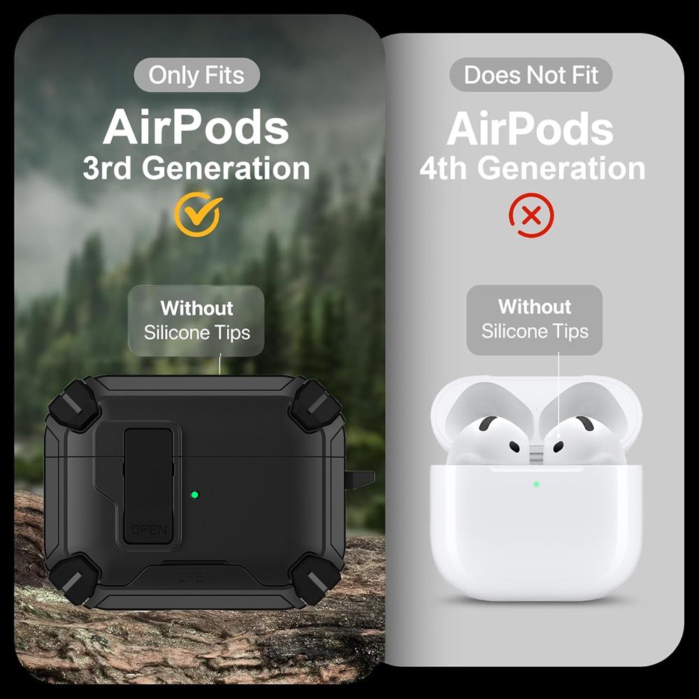 AirPods Defender für AirPods 3 in Schwarz