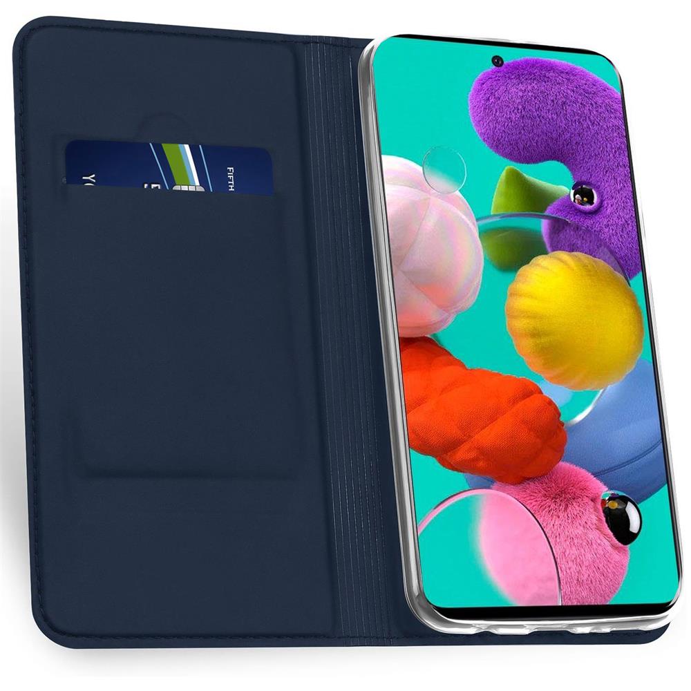 Electroplated Flip für Samsung Galaxy A71 in Blau