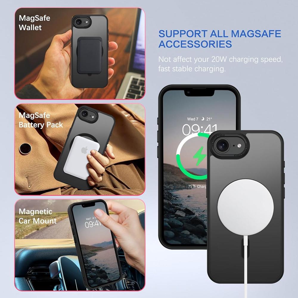 Frame Case für Apple iPhone 17e in Schwarz
