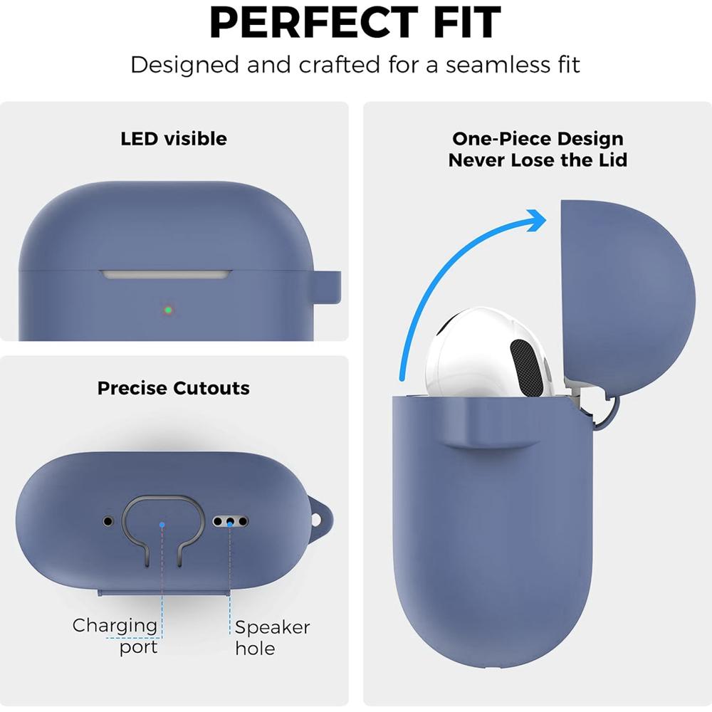 AirPods Simple - AirPods 4 in Blau Grau