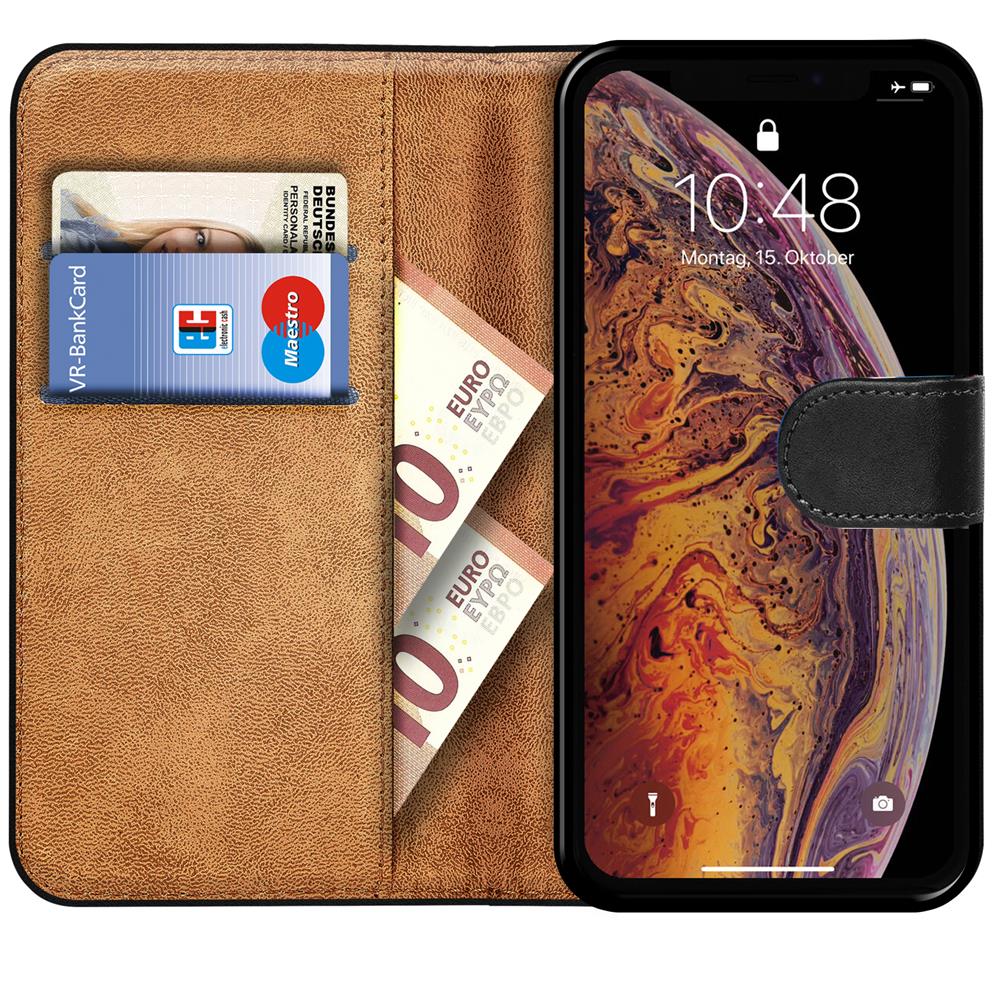 Basic Wallet für Apple iPhone XS Max in Schwarz