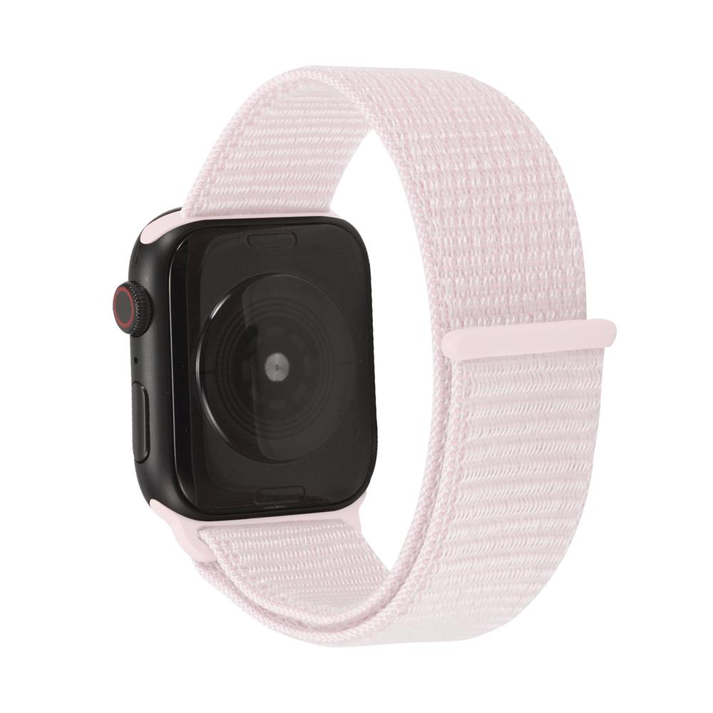 Fitnessarmband Nylon für Apple Watch 1-9 - 42/44/45 in Hellrosa