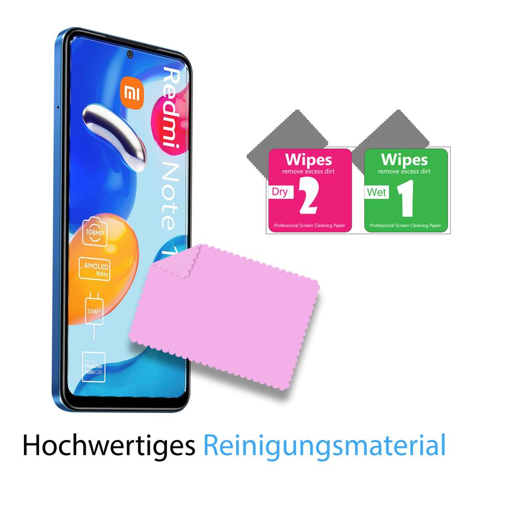 4in1 Glas Set für Xiaomi Redmi Note 11S