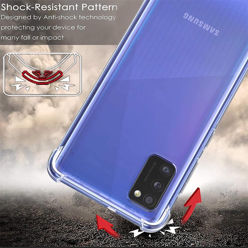 Rugged TPU für Samsung Galaxy A41 in Transparent
