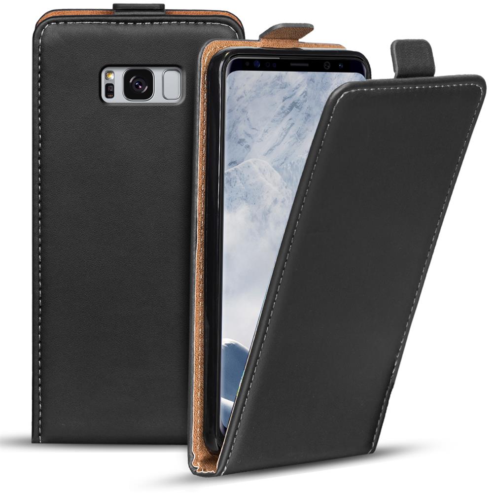 Basic Flip für Samsung Galaxy S8 Plus in Schwarz