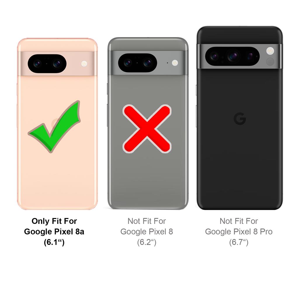 Defender Case für Google Pixel 8a in Schwarz