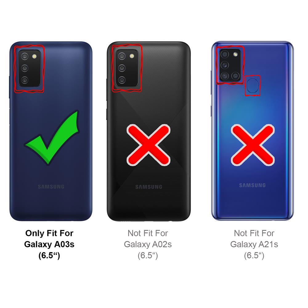Rugged TPU für Samsung Galaxy A03s in Transparent