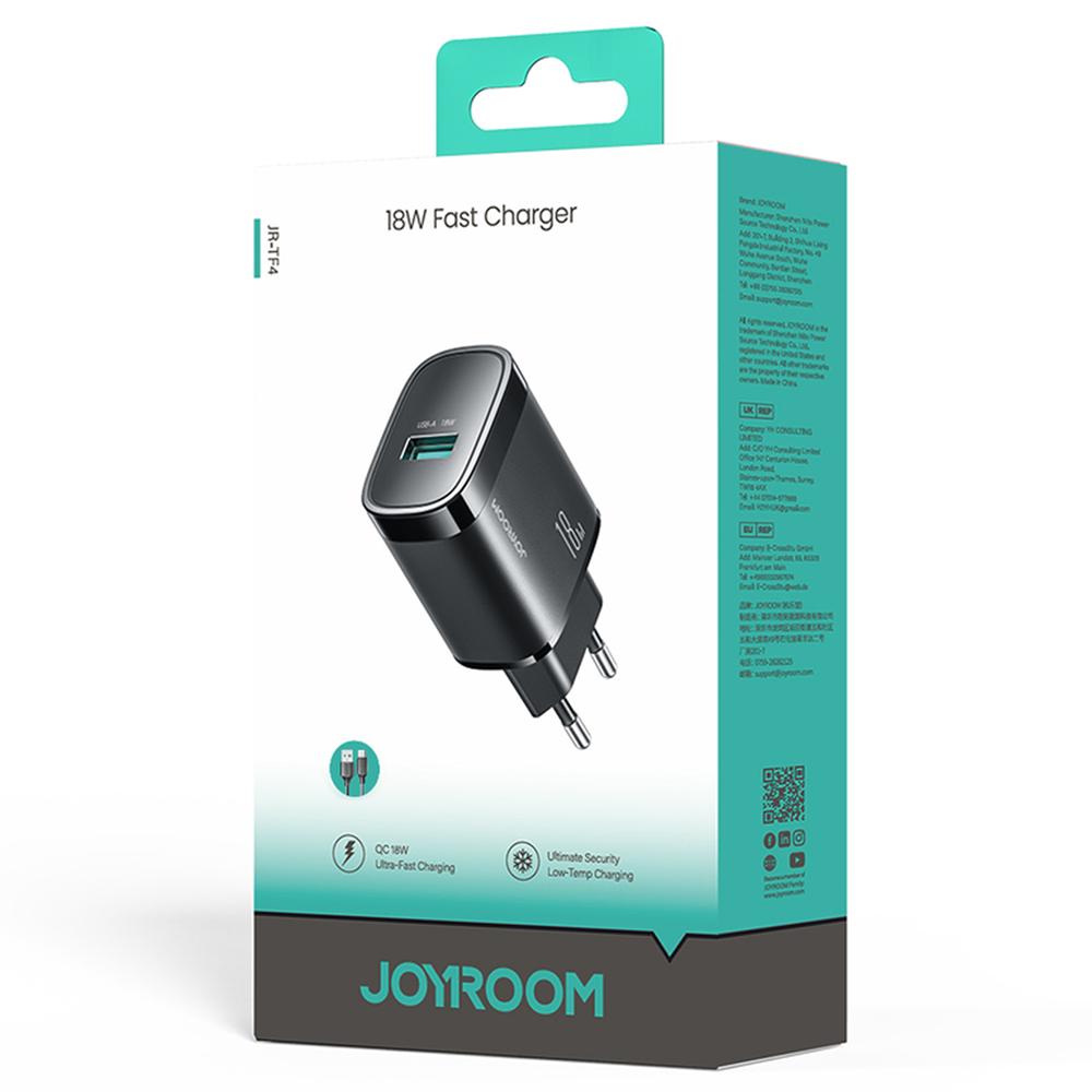 Netz-Ladegerät - Joyroom JR-TF4 - SOLO in Schwarz