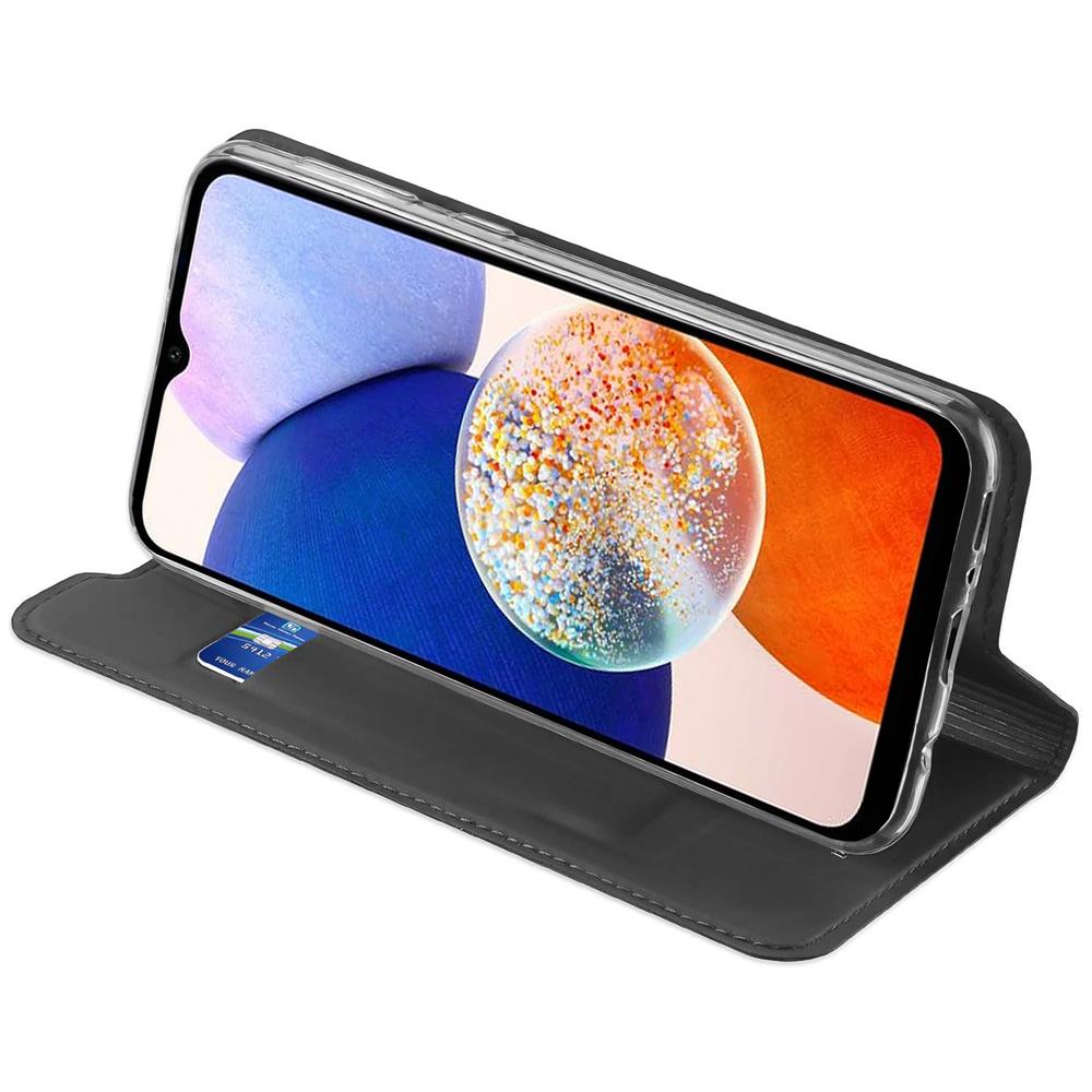 Electroplated Flip für Samsung Galaxy A14 4G/5G in Schwarz