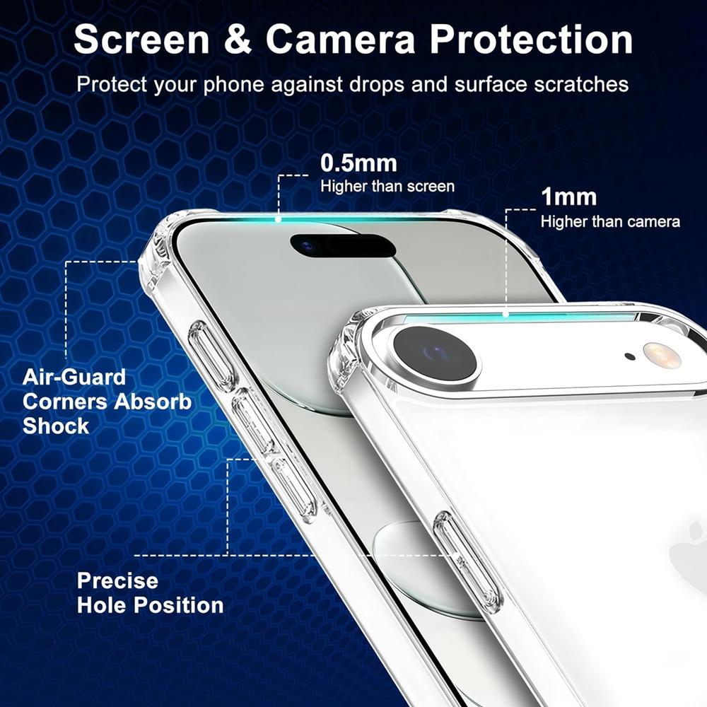 Rugged TPU für Apple iPhone Air (2025) in Transparent