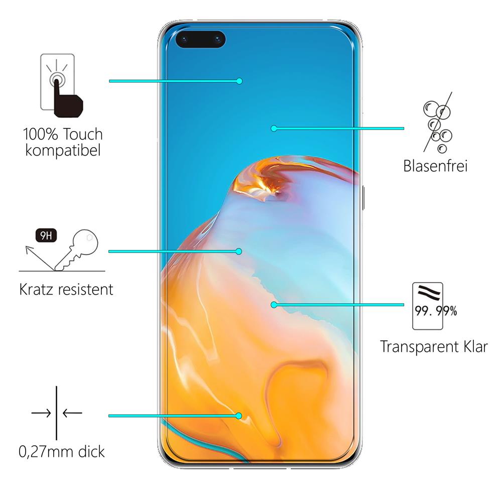 Glas 2in1 für Huawei P40