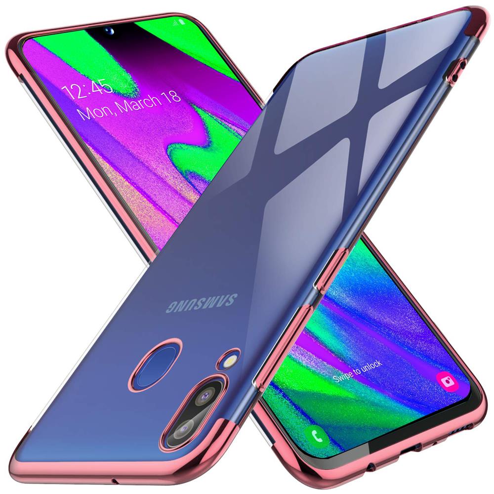 Zero Edge Color für Samsung Galaxy A40 in Rosegold