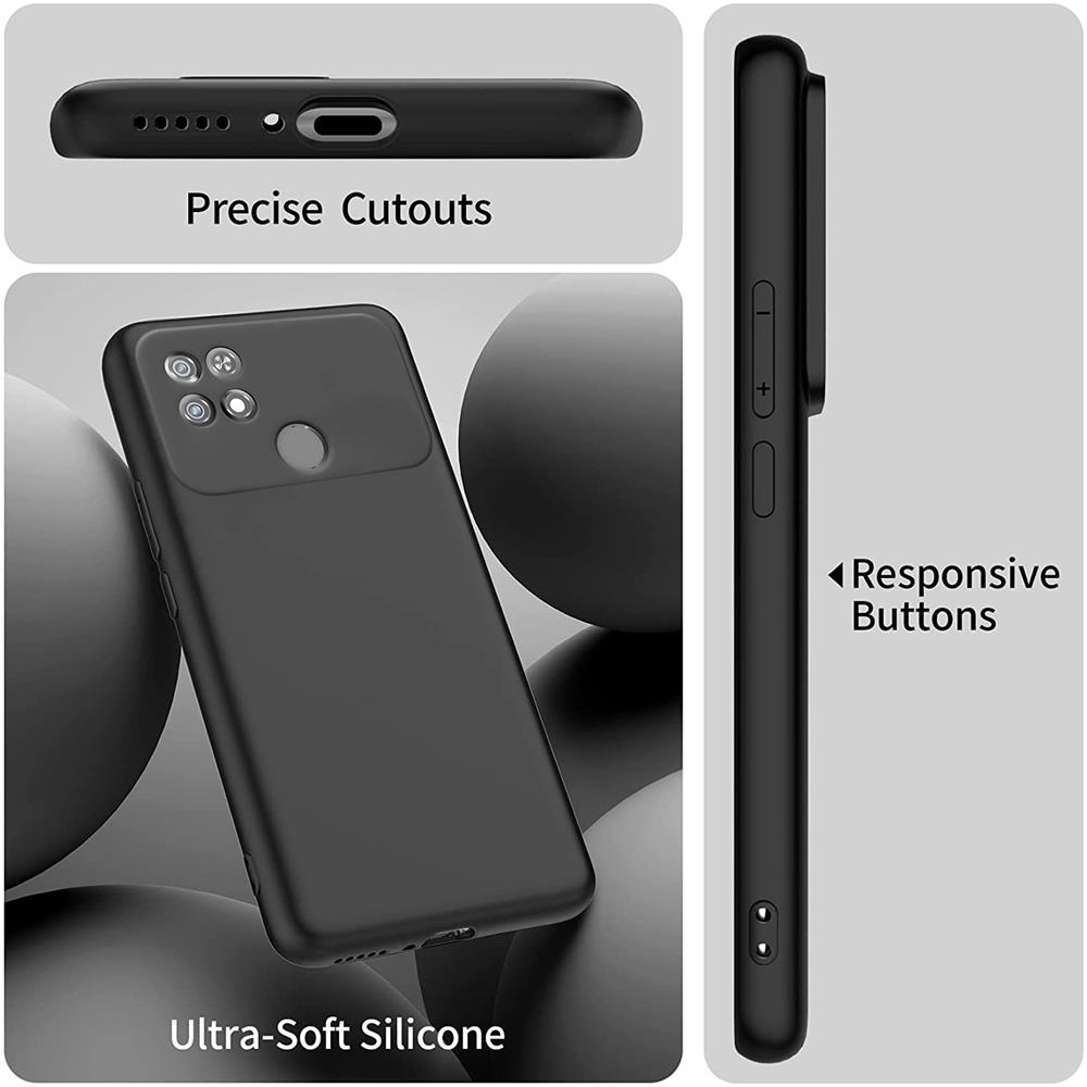 Classic TPU für Xiaomi Poco C40 in Schwarz