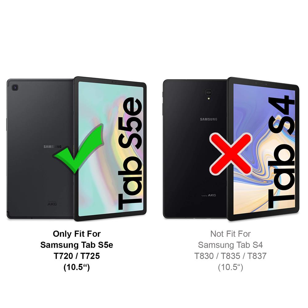 Outdoor Tab für Samsung Galaxy Tab S5e 10.5 T720 in Schwarz