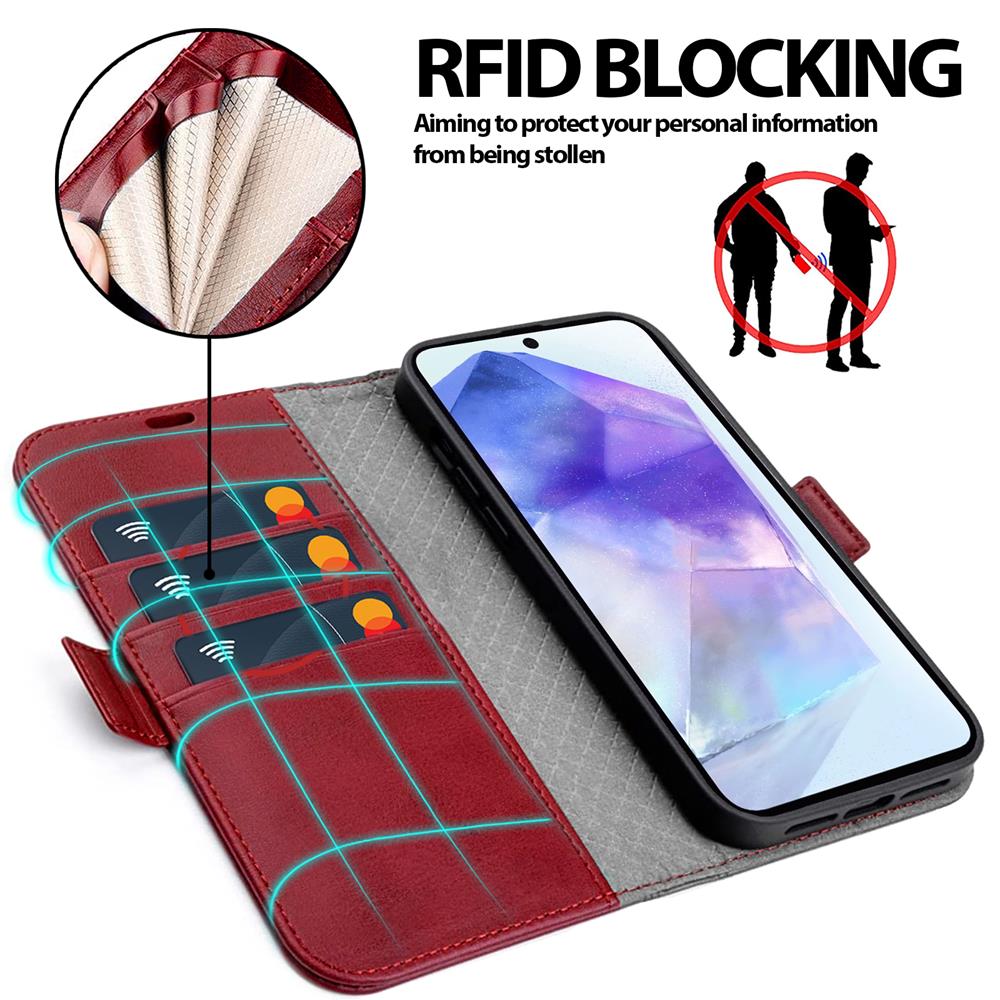 Nathy Wallet für Samsung Galaxy A36 5G in Rot Nathy Wallet für Samsung Galaxy A56 5G in Rot