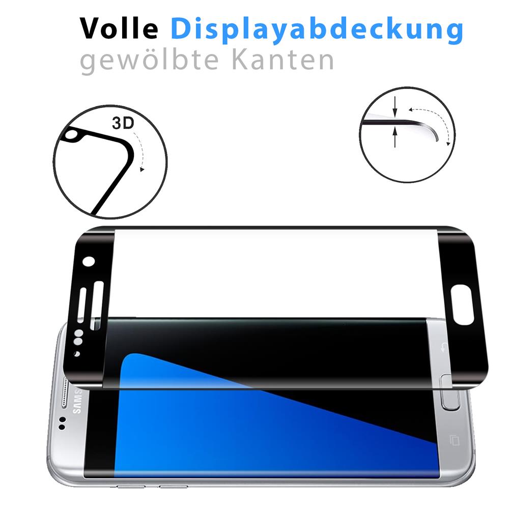 Fullscreen Glas für Samsung Galaxy S7 Edge