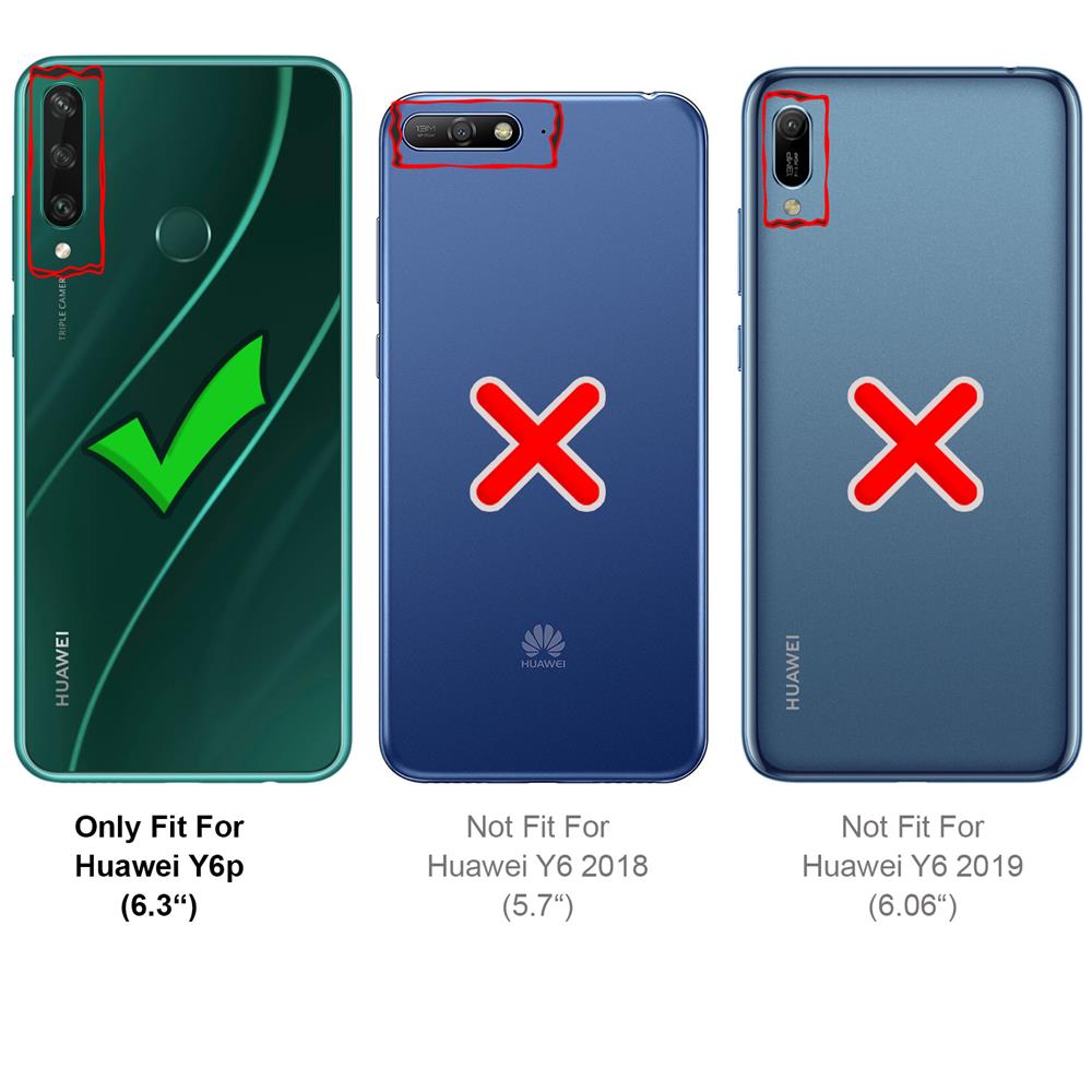 Rugged TPU für Huawei Y6p in Transparent