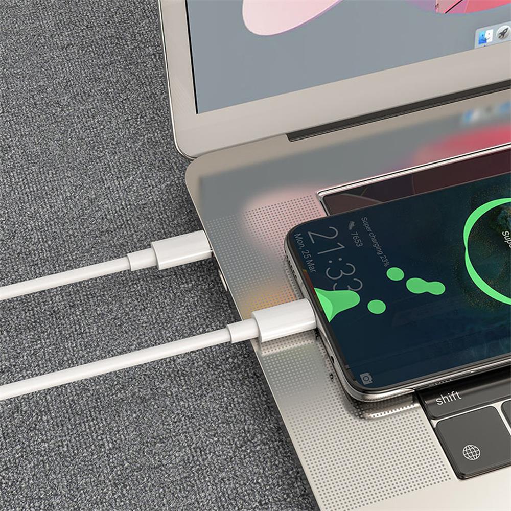 Hoco USB Kabel - X51 Typ C auf Typ C - 1M in Weiss