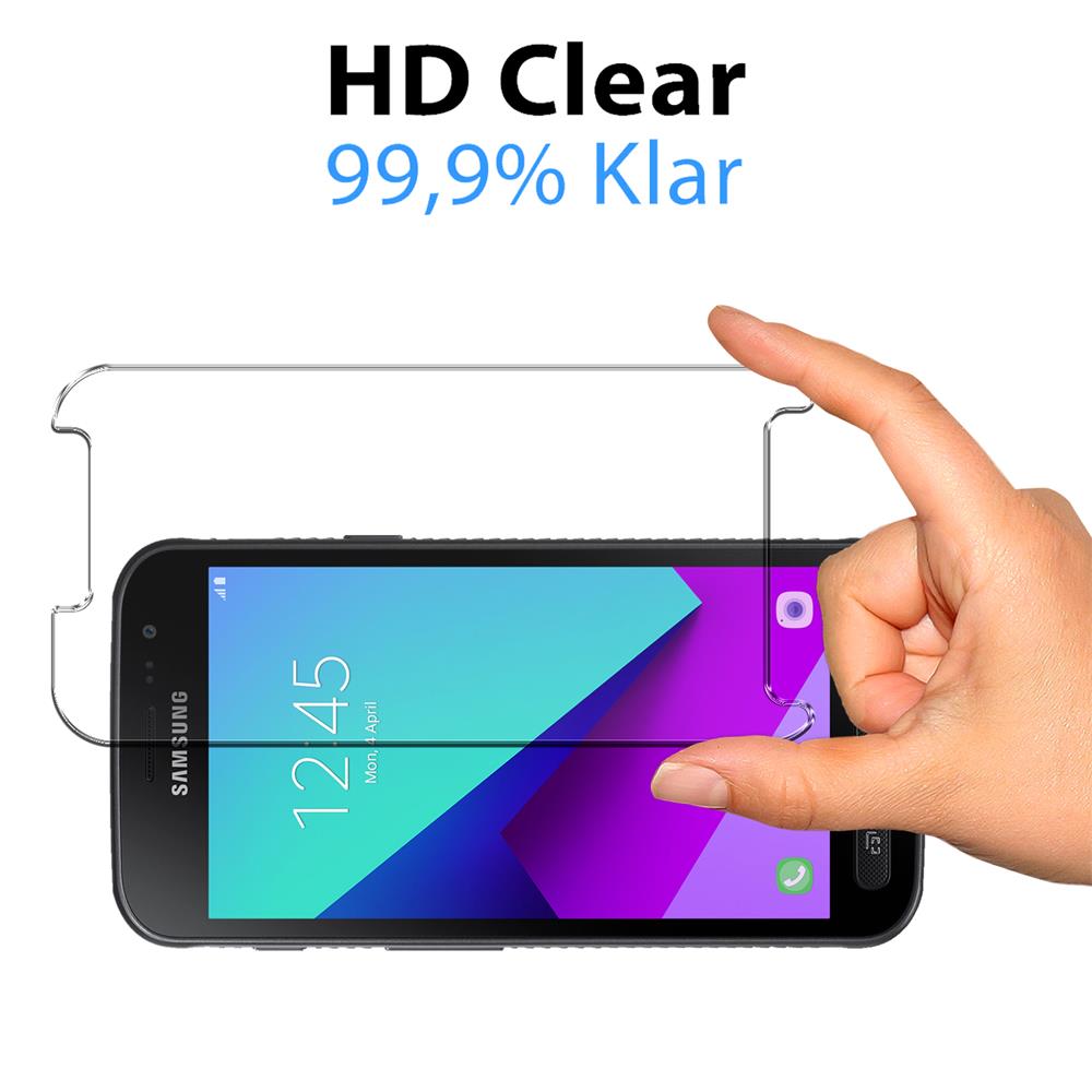 Glas 2in1 für Samsung Galaxy Xcover 4