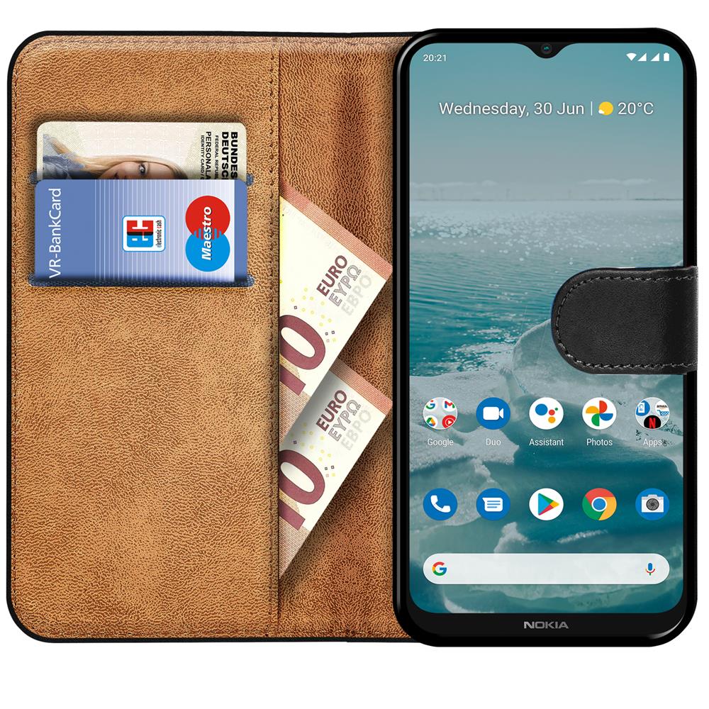 Basic Wallet für Nokia G60 5G in Schwarz