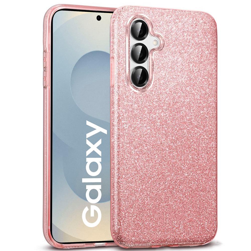 Shiny TPU für Samsung Galaxy S25 Plus in Rosegold