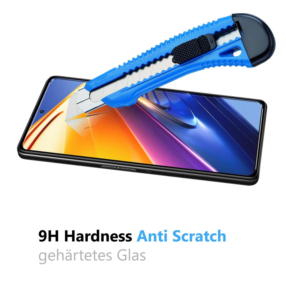 4in1 Glas Set für Xiaomi Poco F4 GT