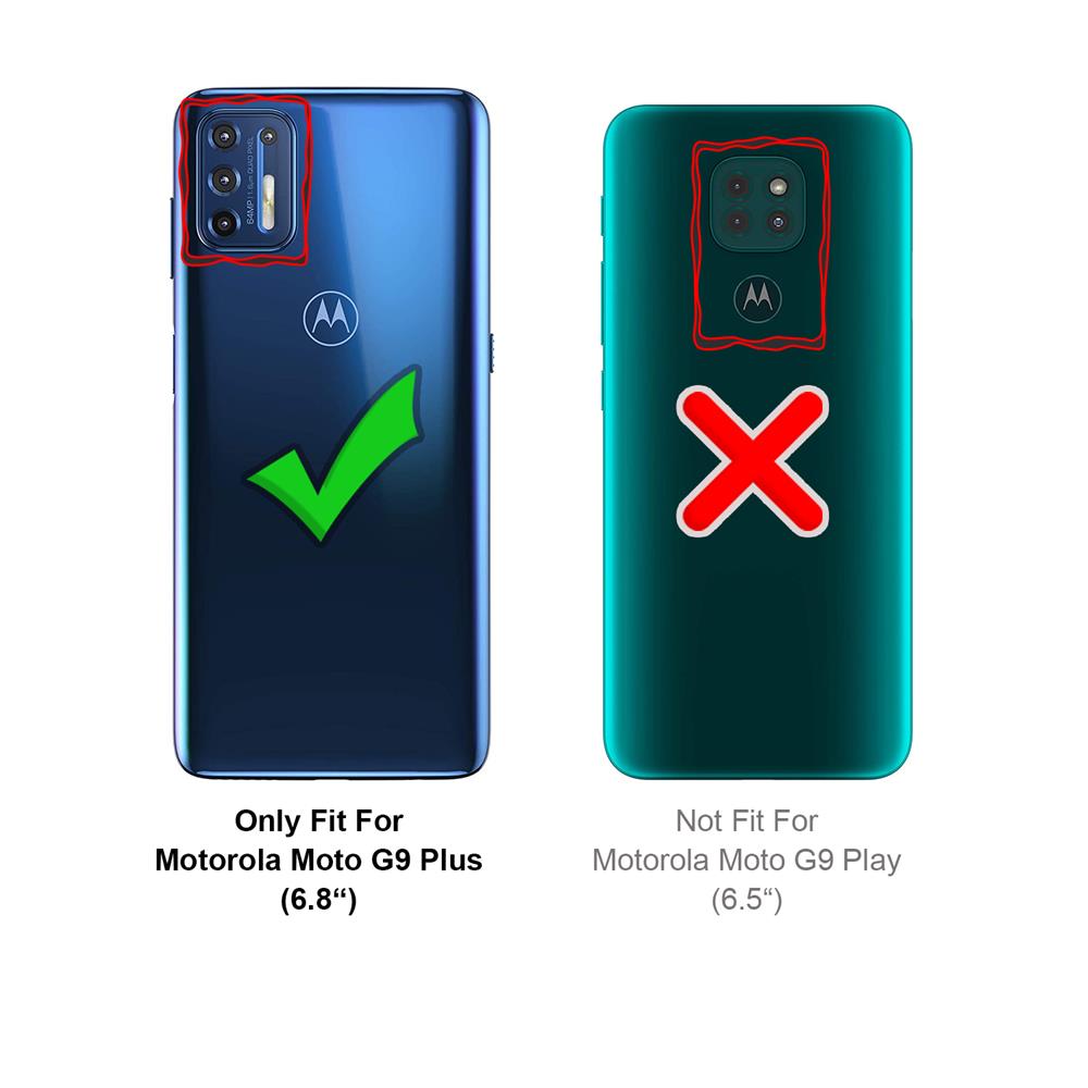 Classic TPU für Motorola Moto G9 Plus in Schwarz