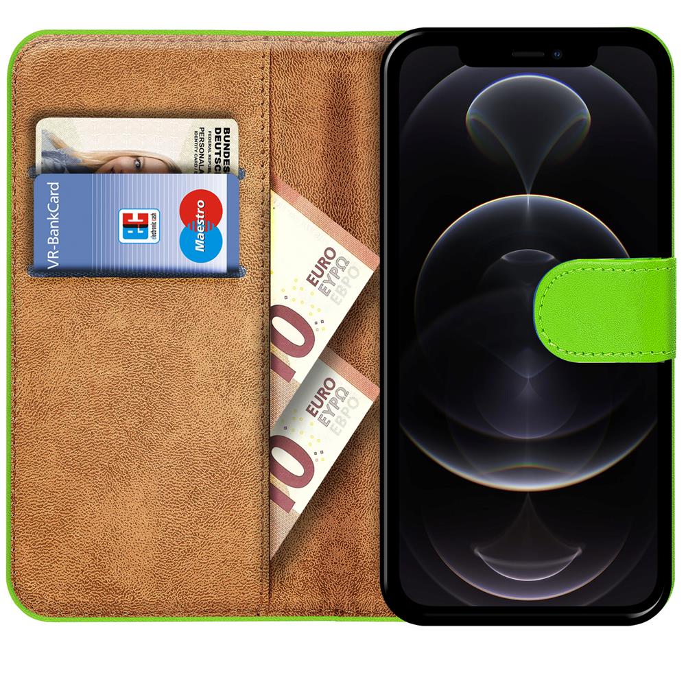 Basic Wallet für Apple iPhone 12 Pro Max in Grün