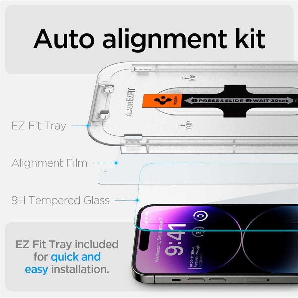 Spigen Glas 2in1 für Apple iPhone 14 Pro Max