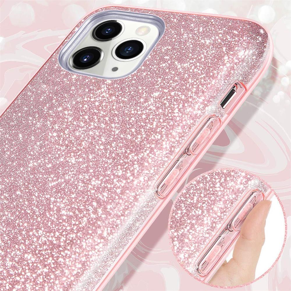Shiny TPU für Apple iPhone 14 Pro Max in Rosegold