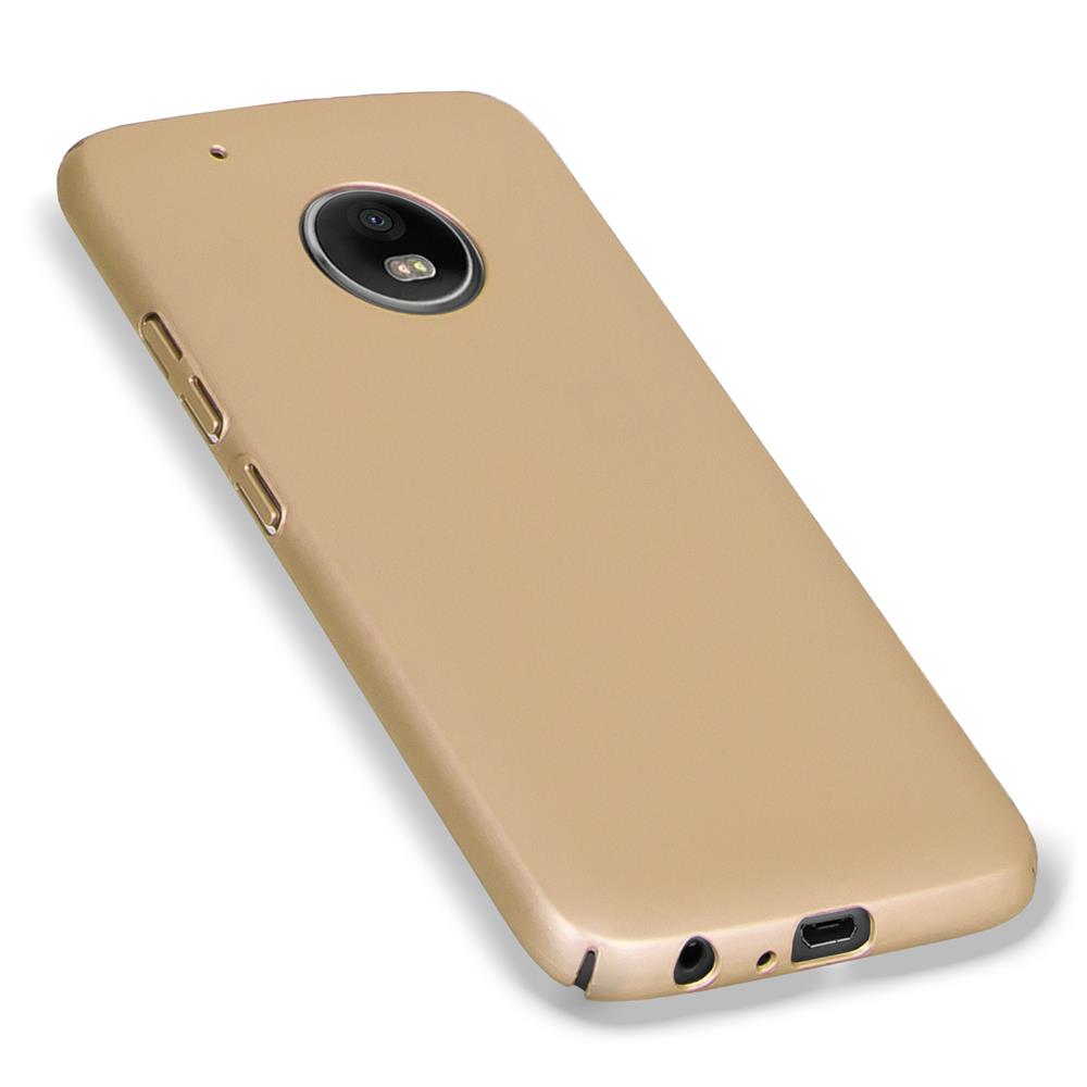 Classic Plain für Motorola/Lenovo Moto G4 / G4 Plus in Gold
