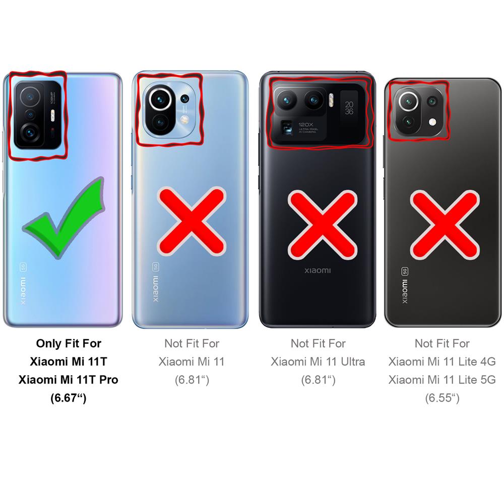 Classic TPU für Xiaomi Mi 11T / Mi 11T Pro in Schwarz