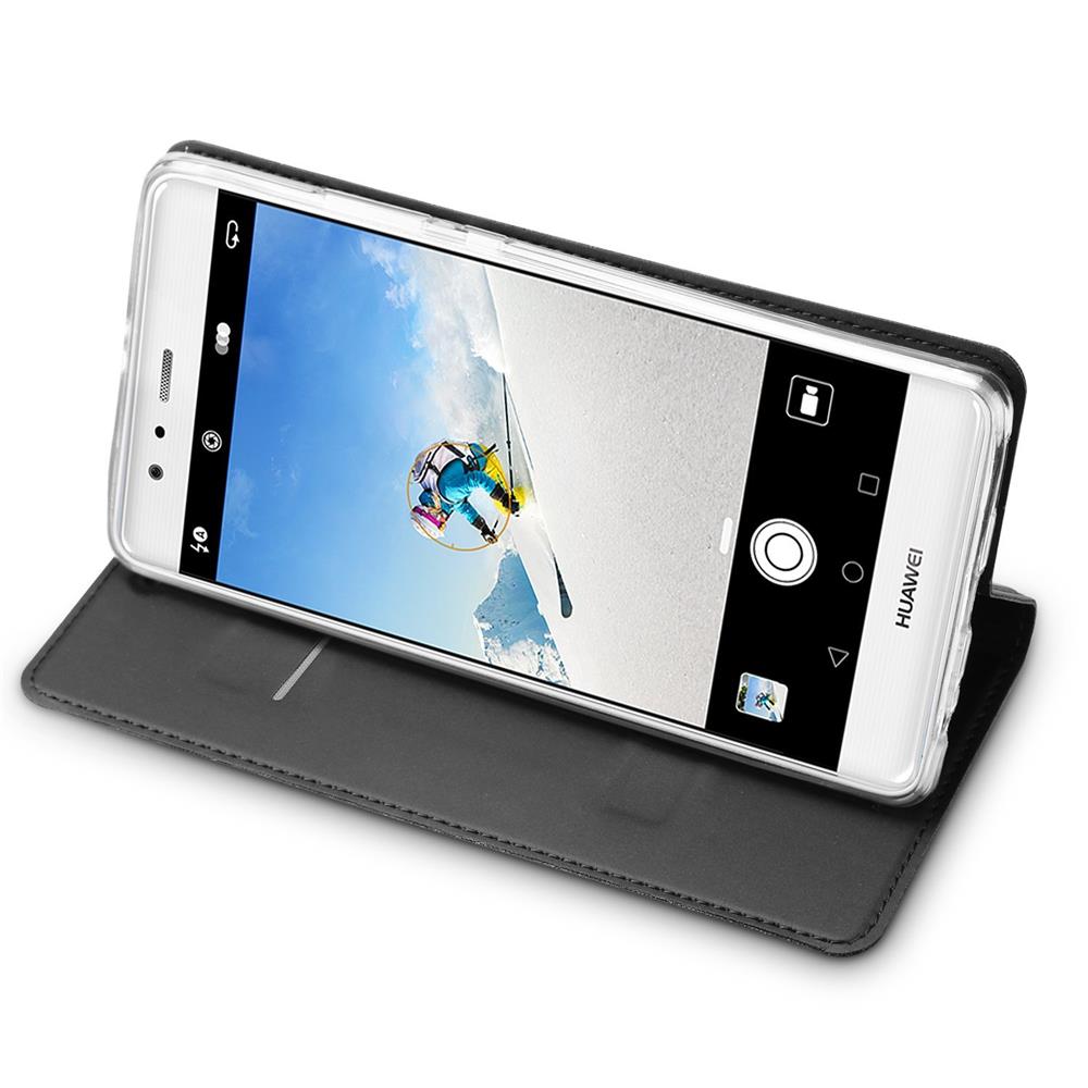 Electroplated Flip für Huawei P10 in Schwarz