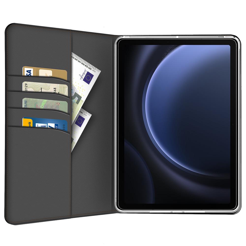 Texture Case für Samsung Galaxy Tab S9 FE in Grau