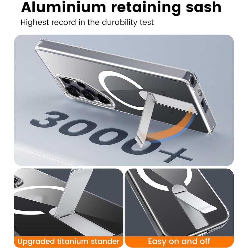 Kickstand TPU für Samsung Galaxy S25 Ultra in Transparent