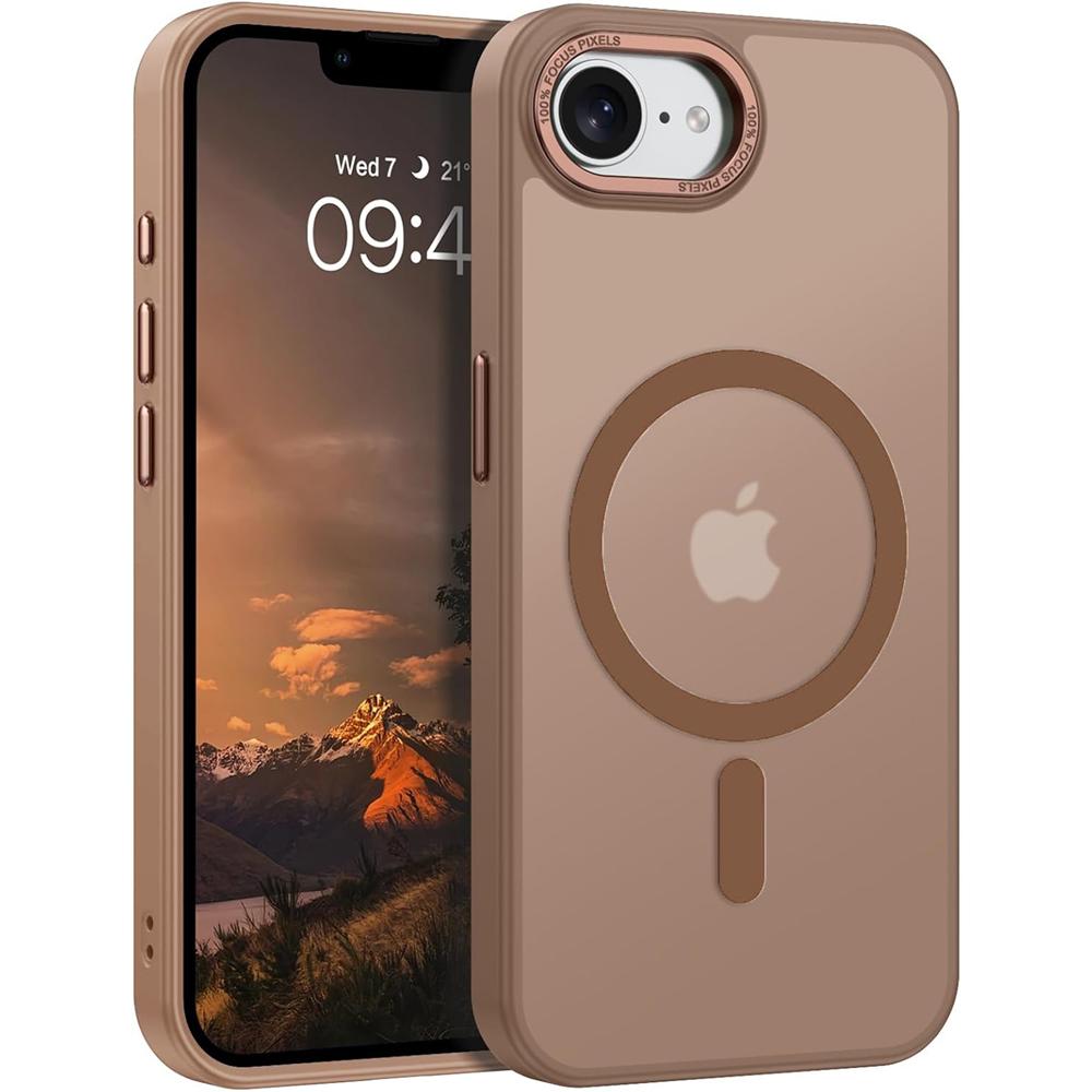 Frame Case für Apple iPhone 16e in Braun