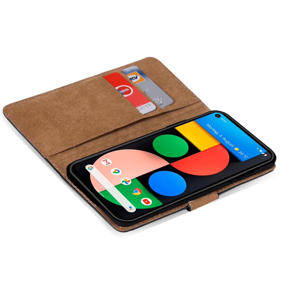 Basic Wallet für Google Pixel 5 in Schwarz
