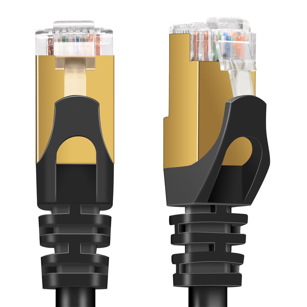 Patch RUND Kabel Cat7 - PC-700A - 8M in Schwarz