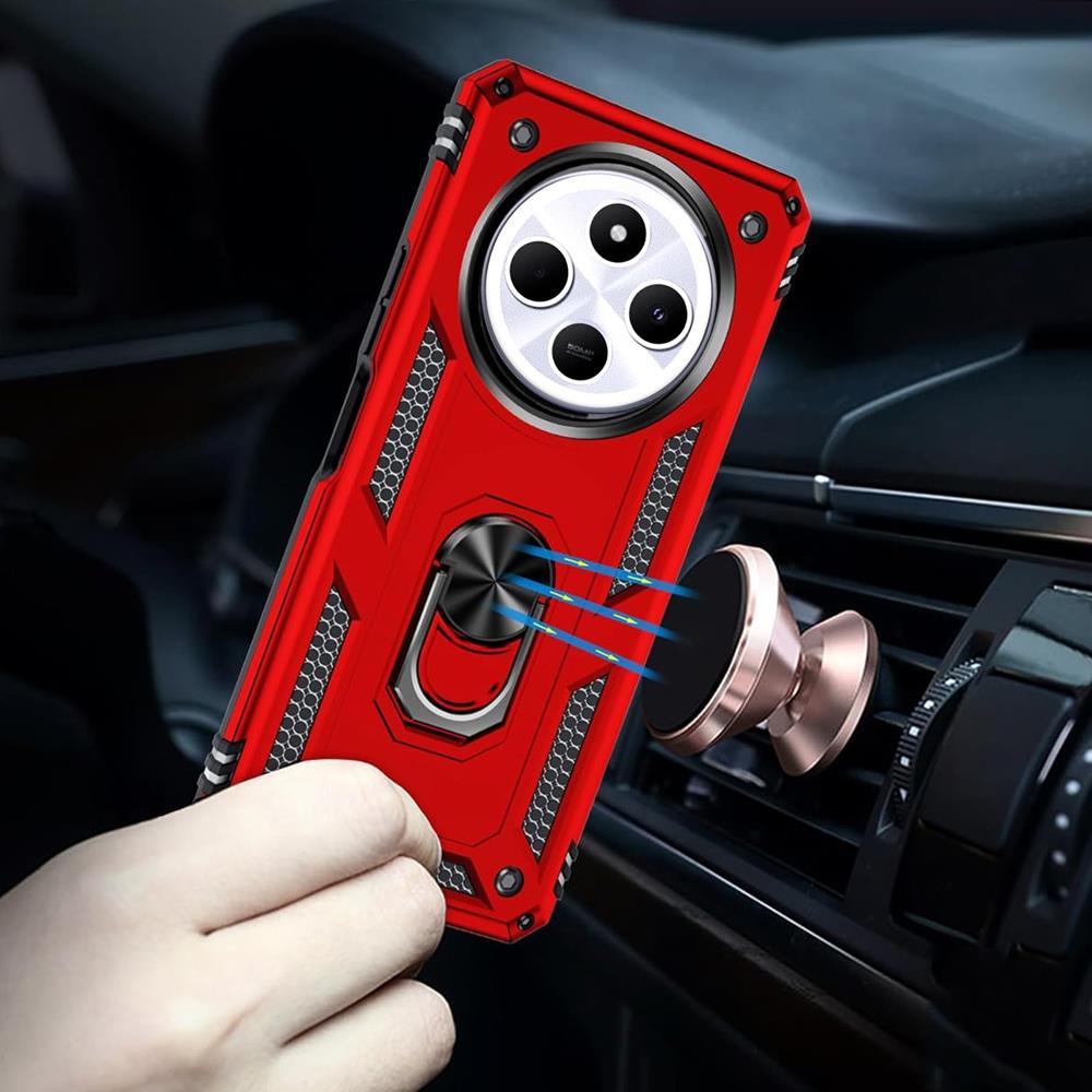 Army Case für Xiaomi Redmi 14C / Poco C75 in Rot