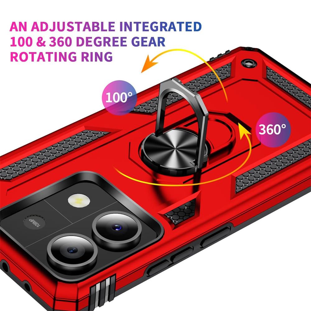 Army Case für Xiaomi Redmi Note 13 Pro 5G in Rot