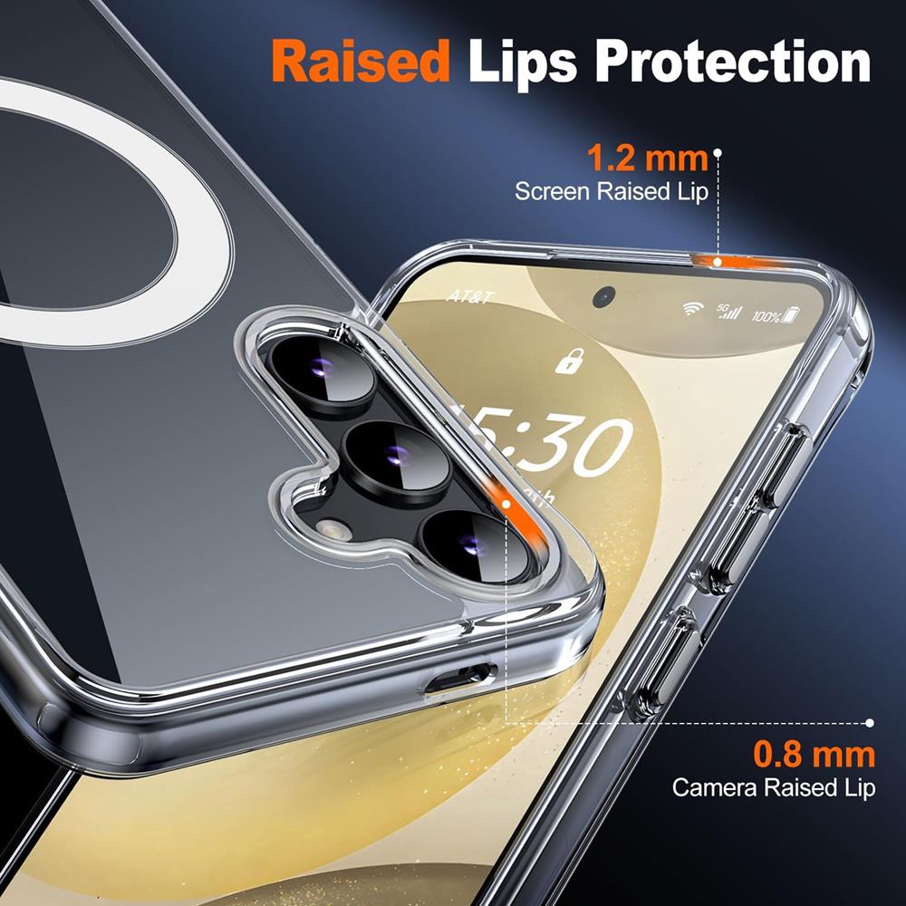 Magsafe TPU Case für Samsung Galaxy S24 Plus in Transparent