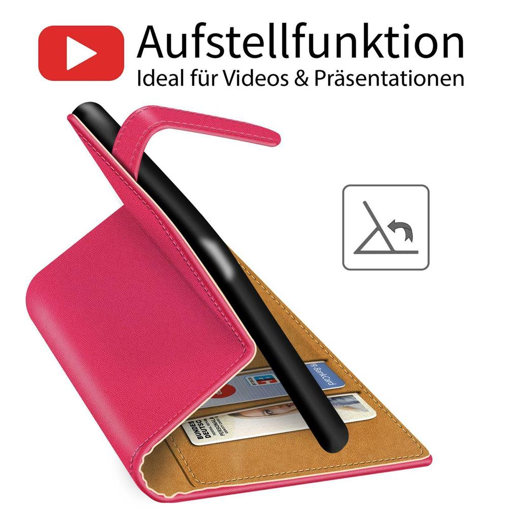 Basic Wallet für Samsung Galaxy S25 Edge in Pink