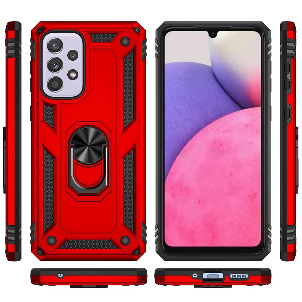 Army Case für Samsung Galaxy A33 5G in Rot