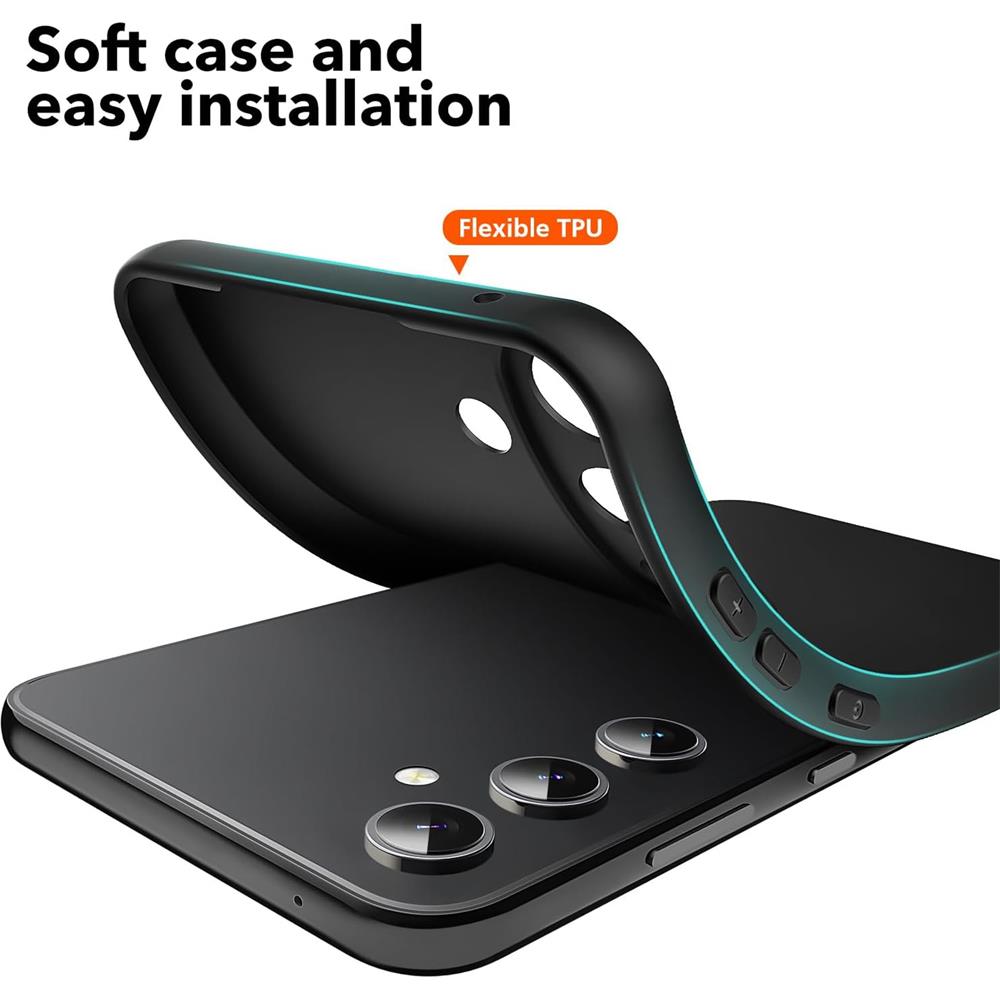 Classic TPU für Samsung Galaxy A55 5G in Schwarz