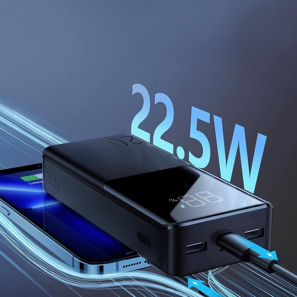 Power Bank - Joyroom - JR-QP192 - 20000 mAh in Schwarz