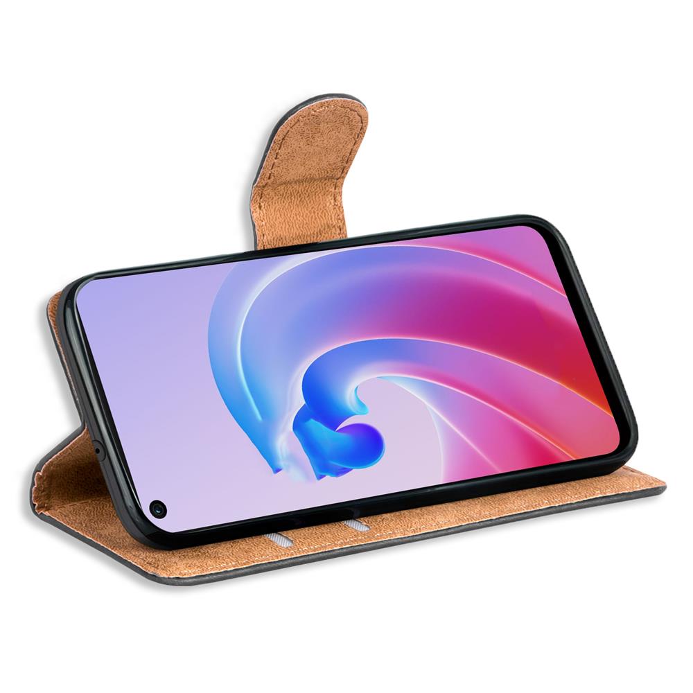 Basic Wallet für OPPO A96 / A76 in Schwarz