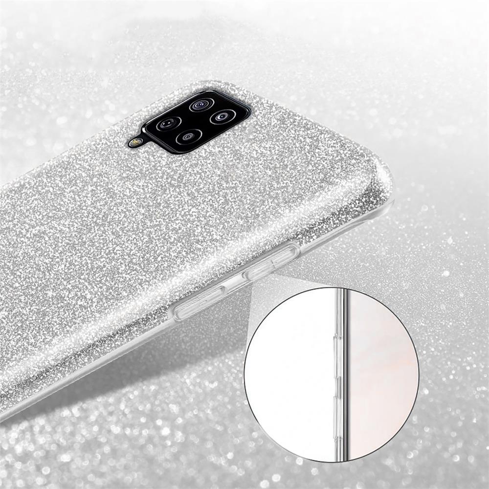Shiny TPU für Samsung Galaxy A42 5G in Silber